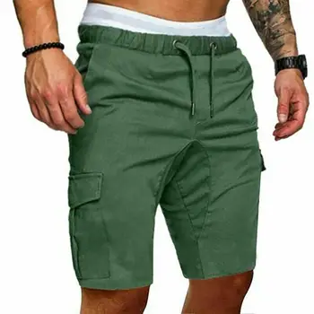 Hirigin Bărbați De Pantaloni Scurți De Bumbac Bermude De Sex Masculin De Vară Stil Militar Direct Muncă Buzunar Dantelă Scurt, Pantaloni Casual, Pantaloni Scurti Vintage