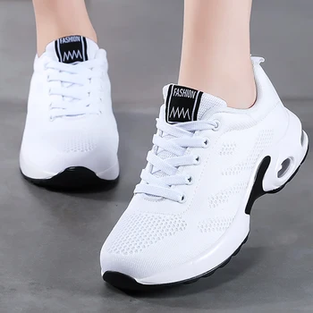 Femei Balerini Pantofi Ușoare Adidași De Funcționare Ochiurilor De Plasă Respirabil Pernă De Aer Jogging Zapatos De Mujer