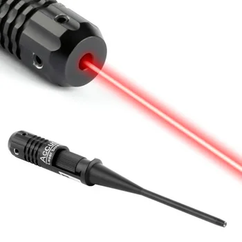 1 Set Reglabil Adaptoare Puști Laser Roșu Purtat Sighter Colimator Kit cu Cutie Transporta Vedere cu Laser Pentru .22 la Calibrul 50 Rifies