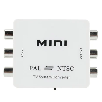Mini Portabil PAL la NTSC sau NTSC la PAL Bi-Directional Dual-mod TV în Format Video Convertor Sistem Compozit de Conexiune