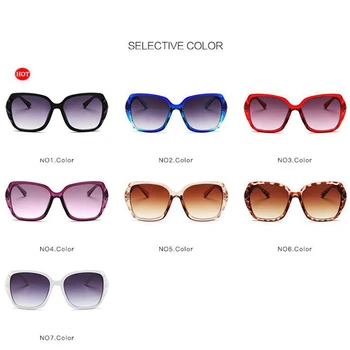 AKAgafas 2021 Mare Cadru ochelari de Soare Femei Retro Designer de Brand Gradient Lens Personalitate Ochelari de Soare UV400 Oculos De Sol Feminino