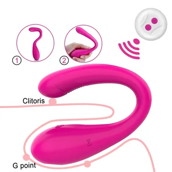 Sari Ou Chilotei Vibrator În Formă De U De La Distanță Fără Fir De Control De Jucării Pentru Adulți Pentru Cupluri Vagin Stimulator Clitoris Sex Feminin Masturbat L1