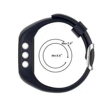 Watchband de Înlocuire din Silicon Confortabil, Reglabil Ceas Inteligent Banda Curea pentru Polar A300