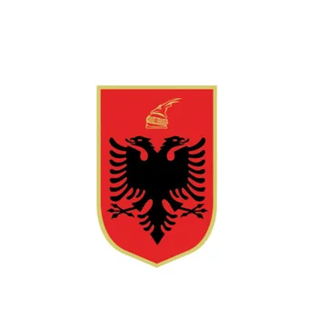 Auto Styling Albania Steag Stema PVC Decal Autocolant Auto