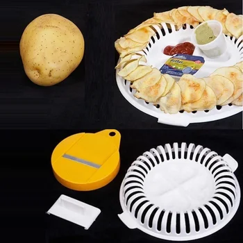 Creative cuptor cu Microunde Filtru de Chips-uri de Fructe chipsuri de Cartofi Gustare Alimente grad Plastic DIY Tava Acasă Instrument de Bucatarie