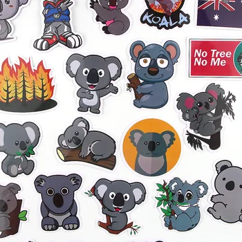 12set A3857 Patchfan 38pcs Desene animate Koala Animale Autocolant pentru DIY Scrapbooking Album de Bagaje Laptop Notebook Autocolant Impermeabil