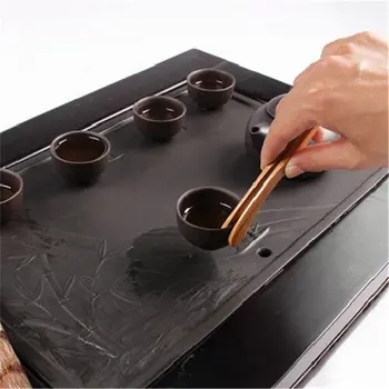Fierbinte Bomboane de Fructe Salata de Instrumente Mici de Alimente Clește Ceai Bambus Clipuri Ustensile de Bucătărie, Cu String Cookie Ceai Anti-opărire Ceai Clip
