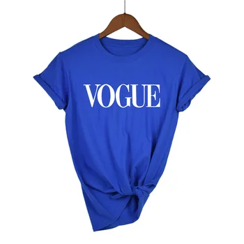 Vogue Scrisoare Print T Camasa Femei Maneca Scurta O Vrac Gât Roșu Tricou De Vară 2020 Femei Tricou Topuri Camisetas Mujer