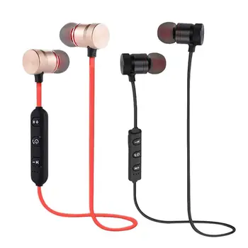 Sport Căști Bluetooth fără Fir Magnetic Binaurale Efect de Sunet 3D Căști Pentru a Asculta Muzică