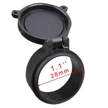25.5-69MM Transparente de Aplicare Pușcă Lens Cover Flip Up Rapid Primăvară Protecție Capac Obiectiv Capac pentru Airsoft Pistol de Calibru
