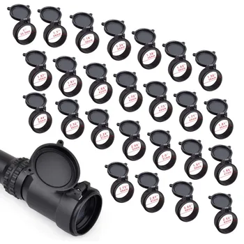 25.5-69MM Transparente de Aplicare Pușcă Lens Cover Flip Up Rapid Primăvară Protecție Capac Obiectiv Capac pentru Airsoft Pistol de Calibru