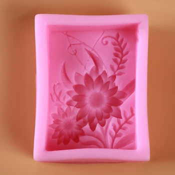 3D Rose Floare Forma Mucegai Formă de Săpun Manual Mucegai Manual Tort Fondant Decor de Luare de Săpun Mucegai Silicon