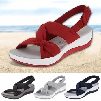 2021 Vara Femei Sandale Pantofi Pentru Femei Tocuri Joase Sandalias Mujer Casual Pantofi De Vara Pentru Femei Beach Chaussure Femme