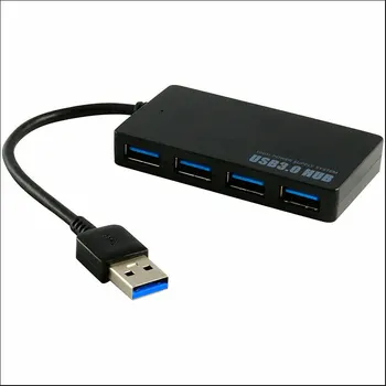 Anker 4-port USB 3.0 ultra-subțire centru de date pentru MacBook PS3 PC, laptop, desktop, laptop, memorii flash USB Port Hub USB 3.0
