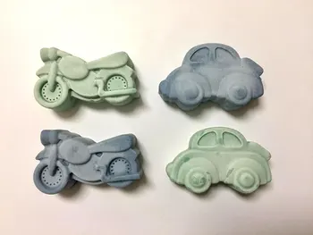 6 Cavitatea Vehicule Auto Săpun Mucegai Masini Formă De Artizanat Arta Silicon Matrite Pentru Săpun Tort De Ciocolata Face Masini Drăguț Temă Ambarcațiuni Matrite