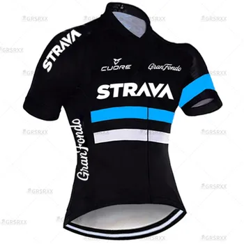 STRAVA Mountain Bike Jersey 2021 Echipa Pro Cycling Jersey pentru Femei Maneci Scurte Ciclism Îmbrăcăminte Respirabil Biciclete Tricou Maillot
