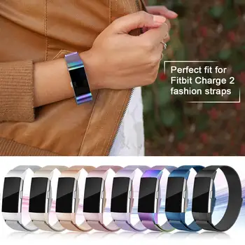 Onedream Milanese Magnetic de Înlocuire Curea de ceas Sport Femei Bărbați Brățări SmartWatch Banda pentru Fitbit Charge 2