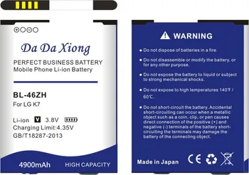 Da Da Xiong 4900mAh BL46ZH BL-46ZH Baterie pentru LG K7 MS330 LS675 Tribut 5 K8 K350N bateria Telefonului