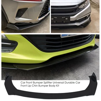 Masina Bara Fata Divizor Universal Durabile Garda Mașina De Acoperire Față De Buze Bărbie Bara Body Kit Negru Protecția Piese Auto Noi 2021