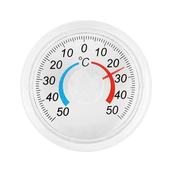 Indicatorul de Plastic în aer liber, Grădină Acasă Absolvit Disc Termometru Mini Indicatorul de Temperatură Contor pentru Fereastra Usa