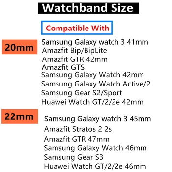 Împletite Solo Buclă Pentru Samsung Galaxy watch 3 curea de 46mm/42mm/activ 2/Gear S3 bratara Huawei watch GT/2/2e 20mm/22mm ceas Trupa