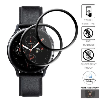 1 buc Ecran Protector de Acoperire Pentru Samsung Galaxy Watch Active 2 44mm 40mm HD Film Transparent Capac Curbat Marginea Protecție Zero