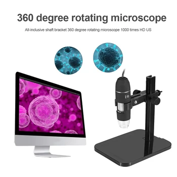 1600X Lupa Microscop Digital USB Interfață Electronică HD Camera Endoscop Muitifunctional Usoare Elemente de Reper