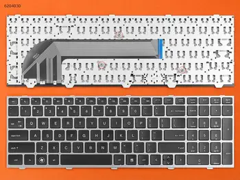 NE Layout Nouă Tastatură de Înlocuire pentru HP Probook 4540s 4545s 4740s 4745s Laptop Argintiu Negru Cadru Cheie