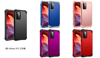 3 in 1 rezistent la Șocuri Proteja Caz Pentru Samsung Galaxy A52 A72 5G Hibrid Cauciuc Dur Impact Armura Cazuri de Telefon pentru Galaxy A52 A72 5G