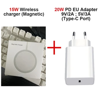 Magnetic Wireless Încărcător Pentru iPhone 12 Pro Max Încărcare Rapidă Adaptor Tip C Pentru iPhone 12 Mini Quick Charge Cable