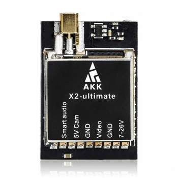 AKK X2-ultimate Internaționale 25 mw/200mW/600mW/1200mW 5.8 GHz 37CH w/ Audio Inteligent FPV Transmițător pentru RC FPV Racing Drone Piese