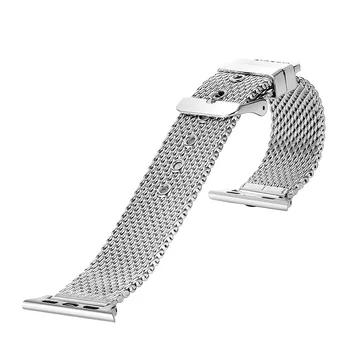 De lux din Oțel Inoxidabil Curea pentru Apple Watch Band 42mm/38mm/44mm/40 Negru Bratara Argint Watchband pentru iWatch 4/3/2 Curea de Metal