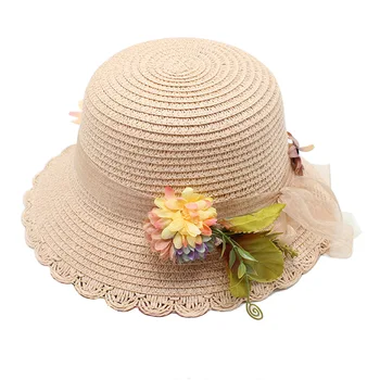2020 Femei Dantelă Soare, Pălării De Paie Largă Refuz Plajă Capac Lateral Floppy De Sex Feminin Pălărie De Paie Dantela Solid Flori Pălărie De Paie Pălărie De Vară