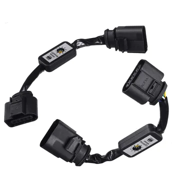 Black Dynamic de Semnalizare Indicator LED Stop Add-on Module de Cablu de Sârmă Harnes Pentru Audi A4 S4 B8 2010~2019 Masina Coada Lumina