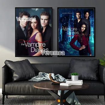 Diy 5D Diamant Pictura Vampire Diaries Diamant Broderie Cusatura Cruce Kituri Complete Pătrat Rotund Foraj de Perete Acasă Decor Mozaic
