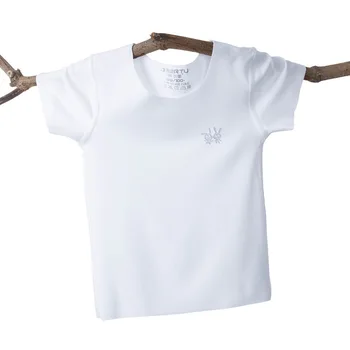 Vara Piele-Friendly Unisex tricouri Copii Băieți Fete pantaloni Scurți Maneca Tricouri Topuri Copii Copilul Mare Elastic Tricouri Îmbrăcăminte pentru Sugari