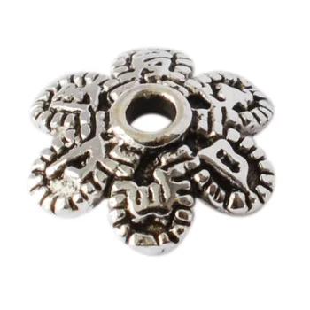1 bucată solid 925 sterline de argint șirag de mărgele de cap, spacer șirag de mărgele capace, bijuterii diy argint constatări/componente PA354