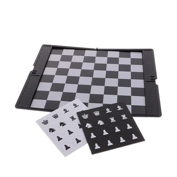 Portabil De Călătorie Set De Șah Șah Ușoară Bord Jucarii Educative Joc De Salon, Mini Magnetice De Călătorie Set De Șah Divertisment