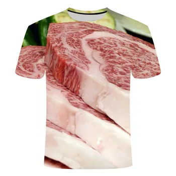 Camiseta con estampado de cerdo negru, divertida camiseta de calle Hip-Hop, comida para animales, vaca S-6XL 2021