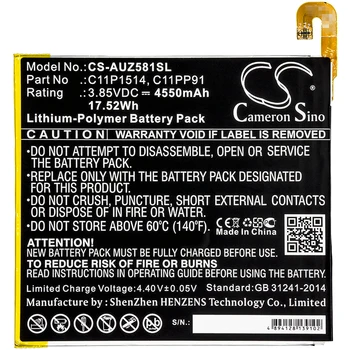 Cameron Sino 4550mAh Bateriei Pentru Asus P008,Z581KL,ZenPad 3 8.0 Tableta