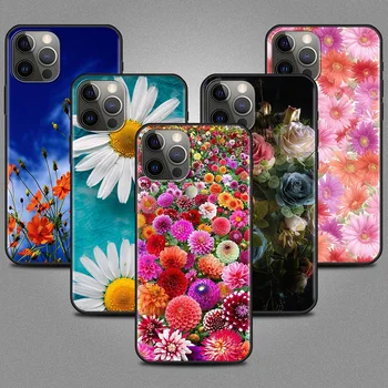 Flori Și Natură Telefon de Lux Bara de protecție Caz Pentru Apple iPhone 11 12 Pro Max 7 8 Plus SE 2020 XR X XS Acoperire 5 5S 6 6S Soft Shell