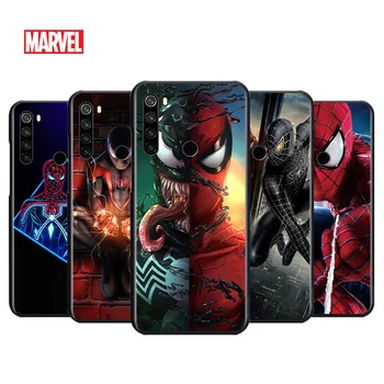Rece Marvel Spider Man Pentru Xiaomi Redmi Note 4 4X 5 5A 6 7 8 8T 9S 7S 9T 10 10 5G Pro Prim-Max Balck Caz de Telefon Moale