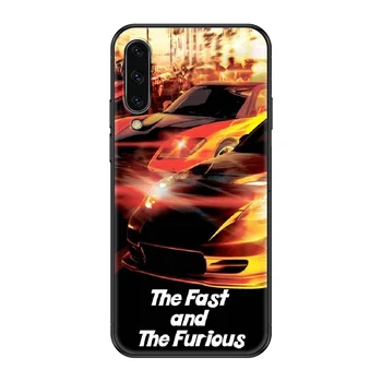 Filmul Fast Furios caz de Telefon Pentru Samsung Galaxy a 3 5 7 8 10 20 21 30 40 50 51 70 71 E S 2016 2018 4G black art hoesjes moda