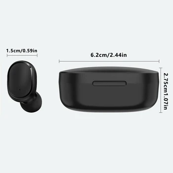 Noi Transfrontaliere Păstrăm E6 Smart Display Digital Bluetooth V5.0 set de Căști Wireless Sport Mini set de Căști Stereo in-Ear pentru Samsung Xiaomi