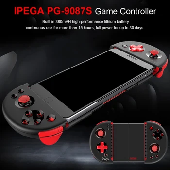Pentru IPEGA PG-9087S Retractabil Wireless Bluetooth Android IOS Direct Joystick Controller de Joc Pentru PUGB Războinic Roșu se Ocupe de Rege