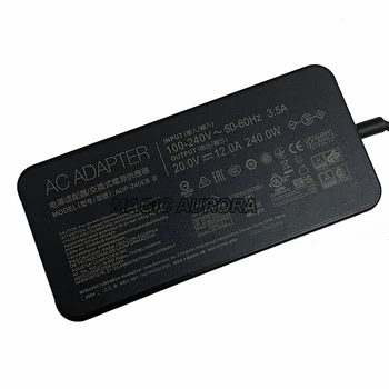 Reale Pentru ASUS ADP-240EB B 20V 12A 240W AC Adaptor Incarcator Notebook ROG 15 GX550LXS RTX2080 6.0 x 3.7 mm Alimentare Laptop