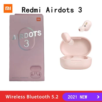 2021 Noul Xiaomi Redmi AirDots 3 Adevărat Wireless Bluetooth 5.2 aptX Adaptive Stereo Bass Cu Microfon Handsfree TWS Pavilioane