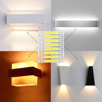 ȘTIULETE de LED-Diodă Emițătoare de Lumină Lampă cu Margele Super-luminos LED Strip 50*7mm 3W DC9-11/5W DC15-17 Pentru Lanterna Perete Sursă de Lumină DIY