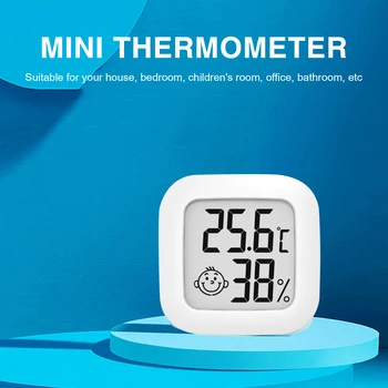 Temperatura Interioară/Metru Umiditate Ușor De Citit Mini Digital Hygrothermograph Precis Instrument De Măsurare Practice, Usor De Instalat