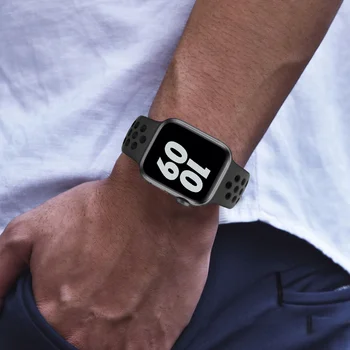 Curea Pentru Apple Watch band 44mm 40mm iWatch 38mm 42mm Sport watchband ceas inteligent bratara curea apple watch serie SE 6 5 4 3